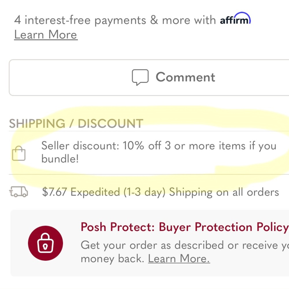 Bundle discount on 3+ items- Check out my closet!!!!
